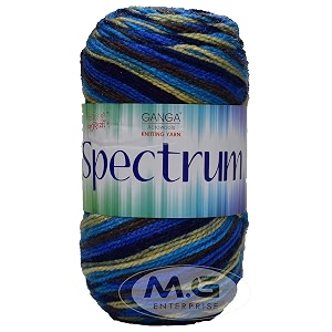 ganga spectrum royal blue 200 gm wool ball hand knitting woolart craft soft fingering crochet hook yarn needle knitting yarn thread dyed with needl ma