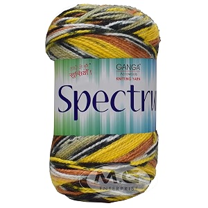 ganga spectrum ugadi 300 gm wool ball hand knitting woolart craft soft fingering crochet hook yarn needle knitting yarn thread dyed with needl v