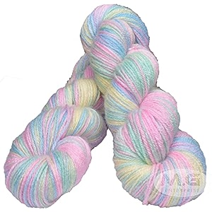 mg marble green 200 gm wool hank hand knitting woolart craft soft fingering crochet hook yarn needle knitting yarn thread dye wa