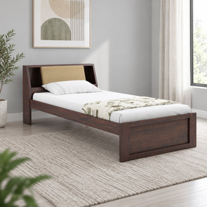 ganpati arts mayor without storage sheesham wood bedcot  solid wood single bed 98 cm x 223 cm 322 ft x 732 ft