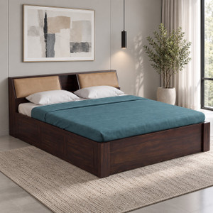 ganpati arts mayor sheesham wood bedcot with box storage  solid wood king box bed 22352 cm x 18796 cm 733 ft x 617 ft