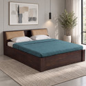 Ganpati Arts Mayor Sheesham Wood Bed/Cot With Box Storage | Solid Wood King Box Bed, 223.52 cm x 187.96 cm (7.33 ft x 6.17 ft)