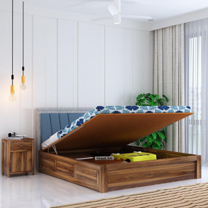 ganpati arts sheesham wood emporio bedcotwooden palaung with storage for bedroomhomehotel solid wood queen hydraulic bed 205 cm x 165 cm 673 ft x 541 ft