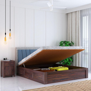 ganpati arts sheesham wood emporio bedcotwooden palaung with storage for bedroomhomehotel solid wood queen hydraulic bed 205 cm x 165 cm 673 ft x 541 ft