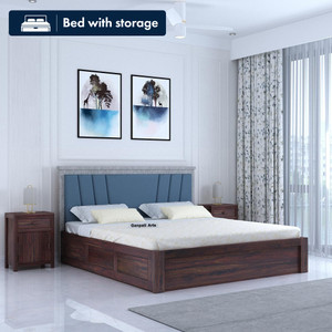 ganpati arts sheesham wood emporio bedcotwooden palaung with storage for bedroomhomehotel solid wood queen box bed 205 cm x 165 cm 673 ft x 541 ft