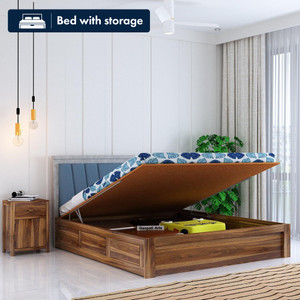 ganpati arts sheesham wood emporio bedcotwooden palaung with storage for bedroomhomehotel solid wood king hydraulic bed 205 cm x 195 cm 673 ft x 64 ft
