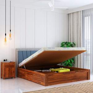 ganpati arts sheesham wood emporio bedcotwooden palaung with storage for bedroomhomehotel solid wood king hydraulic bed 205 cm x 195 cm 673 ft x 64 ft