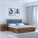 Ganpati Arts Sheesham Wood Emporio Bed/Cot/Wooden Palaung With Storage For Bedroom/Home/Hotel Solid Wood King Box Bed, 205 cm x 195 cm (6.73 ft x 6.4 ft)