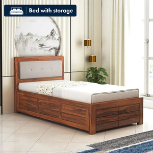 ganpati arts euro sheesham wood bedcot with box storage  solid wood single box bed 2032 cm x 9652 cm 667 ft x 317 ft