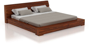 Ganpati Arts Sheesham Wood Queen Size Bed