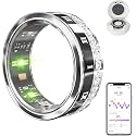 GANSI Smart Ring for Women &amp; Men | IP68 Waterproof Fitness Tracker |Sleep Tracking Heart Rate Healthy Monitor | Activity/Steps/Calories | for iOS &amp; Android 9#