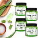 Gantavya 100% Bio Organic Aloe Vera Gel For Skin Acne, Scars, Dark spots Face & Hair Care (600 ml)