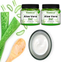 MegaValue 100% Bio Organic Aloe Vera Gel For Skin Acne, Scars, Dark spots Face & Hair Care (300 ml)