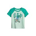 Gap Baby Boys' Short Sleeve Raglan Logo Tee