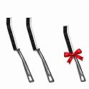 Gap Cleaning Brush | Multipurpose Crevice Cleaner Pack of 2 | Hard Bristle Scrubber for Window Tracks, Sliding Doors, Sink & Corners | Home & Car Use