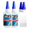 Gap Fill Wood Super Glue 4 oz, Heavy Duty Thick CA Glue for Woodworking