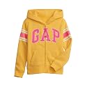 GAP Girls' Logo Hoodie Hooded Full Zip Sweatshirt
