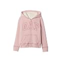 GAP Girls' Logo Hoodie Hooded Full Zip Sweatshirt