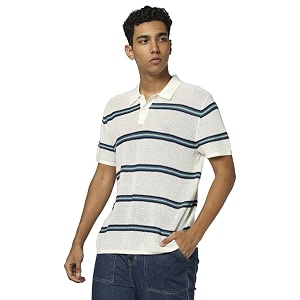 GAP Mens Solid Regular Fit Polo Shirt
