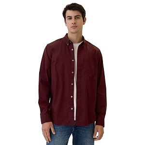 Gap Men Regular Fit Checkered Full Sleeves