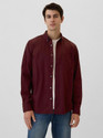 GAP Men Solid Casual Red Shirt