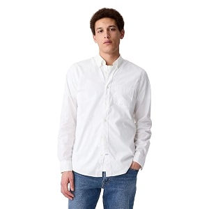 Gap Men Solid Slim fit Long Sleeve