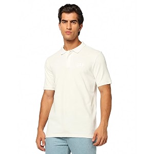 Gap Men Solid Slim Fit Polo Neck