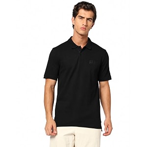 Gap Men Solid Slim Fit Polo Neck