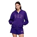 GAP Women's Logo Hoodie Hooded Full Zip Sweatshirt