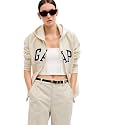 GAP Women's Logo Hoodie Hooded Full Zip Sweatshirt