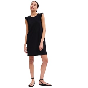 Gap Womens V-ss Flutter Mini Knit Dress