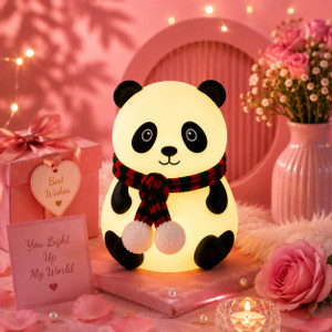 GAPVELU Panda Table Lamp USB Rechargeable Silicone