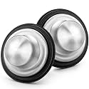 Garbage Disposal Sink Stopper 3 3/8 Inch, 2 Pack Stainless Steel Kitchen Drain Stopper Compatible with Insinkerator and Moen, Tight Seal for Basin Filling, Soaking Dishes and Washing Produce