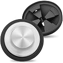 Garbage Disposal Splash Guard with Sink Drain Stopper Cover, Stainless Steel Garbage Disposal Stopper with 3 3/8" EPDM Splash Guard Compatible with Insinkerator and Moen, Prevent Water Splashes