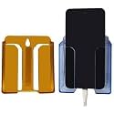 Plastic Wall Mount Charging Stand Mobile Wall Stand (Pack of 2) 25698 Mobile Holder