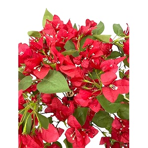 garden art artificial bougainvillea plant with pot tomato red 120 cm  real touch tall indoor plant for home office party amp wedding decor  gajw3651