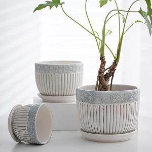 garden art ceramic pot for plants ga84013-wl