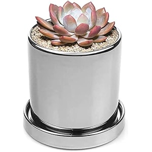 garden art imported ceramic plant pots10  10  10 cm flower pots with drainage holesround indoor pot for plants ceramic planters with sauceroutdoor garden pots ga266002-s
