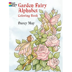 garden fairy alphabet coloring book