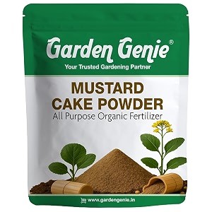 garden genie mustard cake powder for plants sarso khali fertilizer 800g