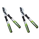 GARDEN GURU Bypass Loppers Tree Trimmer Clipper 3X Cutting Power Gardening Loppers Pruning Shear, Comfort Grip Handles, High Carbon Steel Blade, Heavy Duty Branch Cutter, Cut Thick Branches w Ease (2)
