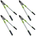 Garden Guru Extendable Anvil Lopper Tree Trimmer with Compound Action, Chops Thick Branches with Ease, 28-40”, Non-Stick High Carbon Steel Blade, Heavy Duty Branch Cutter, 2 Inch Clean Cut Capacity, 4