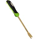 Garden Guru Titanium Dandelion Weeder Tool - Rust Resistant - Ergonomic Handle - Weed Puller for Planting, Weeding, Flower and Vegetable Care in Lawn Garden Yard