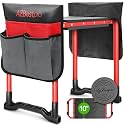 AZBESTPRO Garden Kneeler and Seat Heavy Duty,Upgraded Foldable Gardening Stool Widened to 10" Stable Wear-Resistant Prevent Knee and Back Pain, Bench High-End 2 Large Tool Bags Gift for Women
