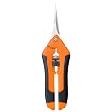 Garden Pruning Shears with Sharp Durable Blades for Easy Branch Cutting and Plant Trimming Home Garden Maintenance and Landscape Care (Orange, 6.69 × 1.69 × 0.87 in)