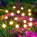 Garden Solar Light Outdoor Home Waterproof Plant Lights for Balcony Terrace Pots, Acrylonitrile Butadiene Styrene (2, Standard)
