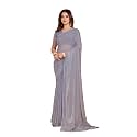 Garden Vareli Georgette Shiroski Work Saree With Unstitched Blouse Piece