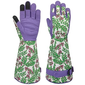 gardening garden gloves for men womenthorn proof rose yard work glove with touchscreengiftspurplesmall