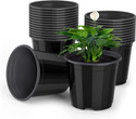 Gardeningwala 6 inch black nursery pot Plant