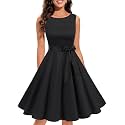 Gardenwed Women39s Vintage Dress Sleeveless Cocktail 1950s